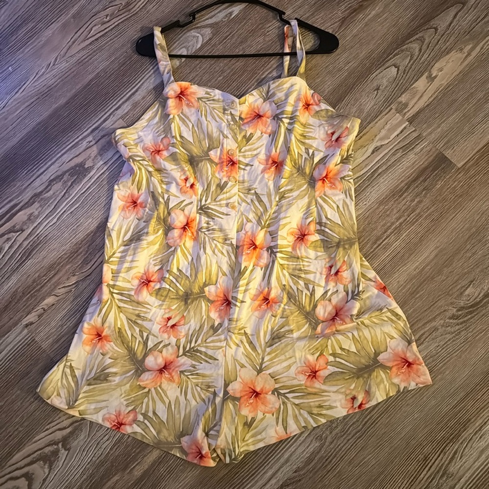 Forever 21 Floral Romper